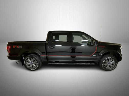 Shadow Black 2017 Ford F-150 Lariat