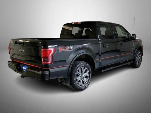 Shadow Black 2017 Ford F-150 Lariat