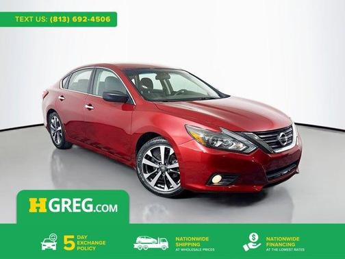 Red 2017 Nissan Altima 2.5 SR