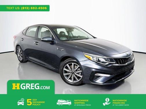 Gray 2019 Kia Optima EX