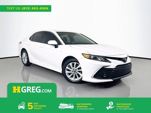 Super White 2021 Toyota Camry LE