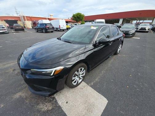 Crystal Black Pearl 2022 Honda Civic LX