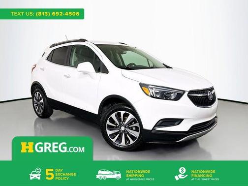 Summit White 2021 Buick Encore Preferred