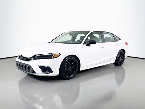 Platinum White Pearl 2023 Honda Civic Sport