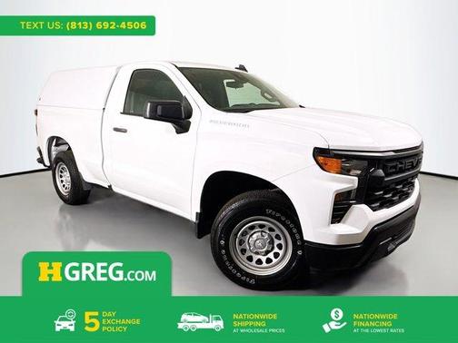 Summit White 2023 Chevrolet Silverado 1500 WT Truck