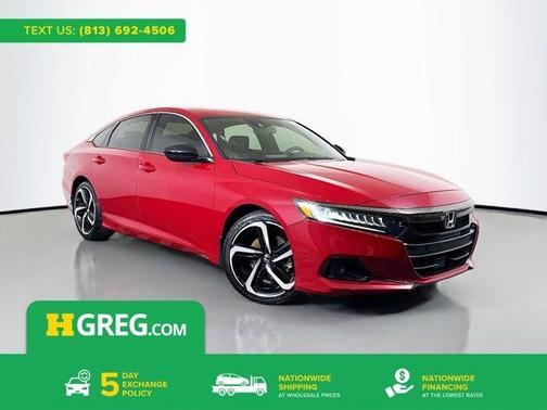 San Marino Red 2021 Honda Accord Sport 2.0T