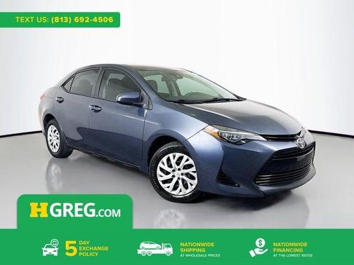 Slate Metallic 2018 Toyota Corolla LE Sedan