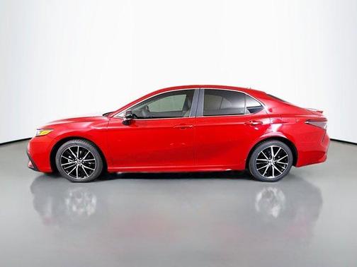 Red 2021 Toyota Camry SE