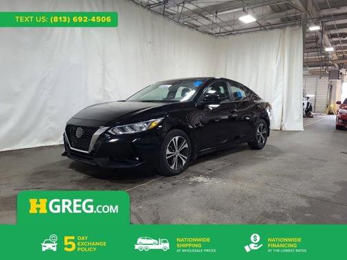 Black 2022 Nissan Sentra SV