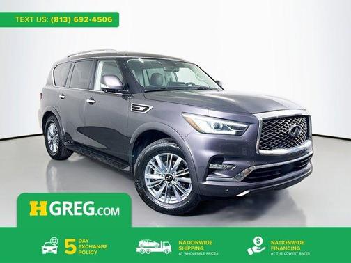 Anthracite Gray 2024 INFINITI QX80 Luxe