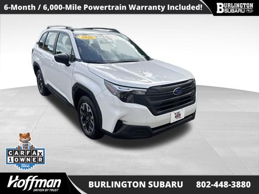 Crystal White Pearl 2026 Subaru Forester