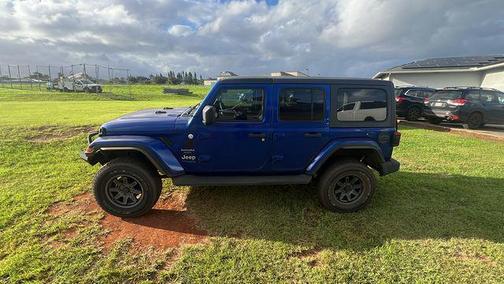 Ocean Blue Metallic Clearcoat 2018 Jeep Wrangler Unlimited Sahara
