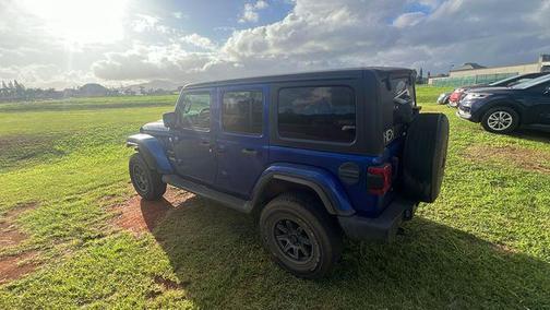Ocean Blue Metallic Clearcoat 2018 Jeep Wrangler Unlimited Sahara