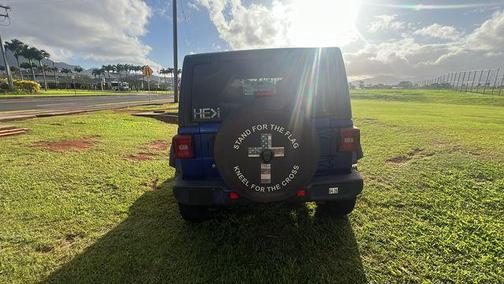 Ocean Blue Metallic Clearcoat 2018 Jeep Wrangler Unlimited Sahara