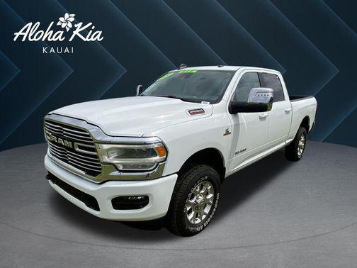 Bright White Clearcoat 2024 RAM 2500 Laramie Crew Cab 4x4 6'4' Box