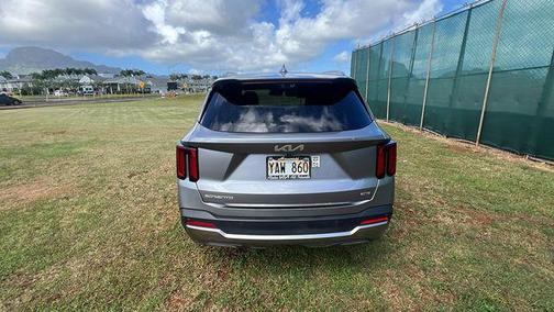Steel Gray 2025 Kia Sorento Hybrid SX Prestige