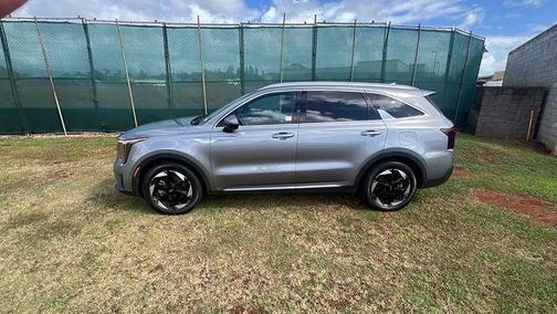 Steel Gray 2025 Kia Sorento Hybrid SX Prestige