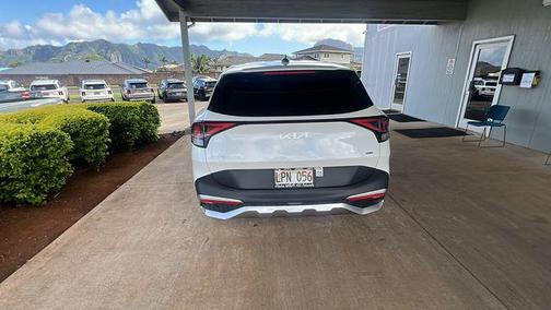 Snow White Pearl 2025 Kia Sportage Hybrid LX