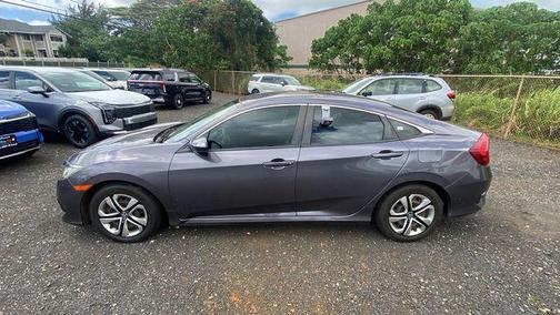 Modern Steel Metallic 2018 Honda Civic LX