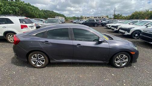 Modern Steel Metallic 2018 Honda Civic LX