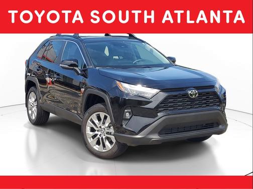 Midnight Black Metallic 2025 Toyota RAV4 XLE Premium