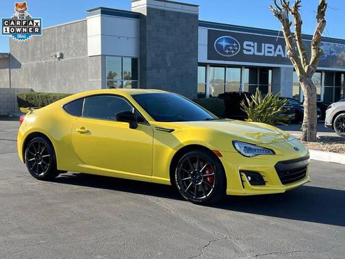2017 Subaru BRZ Series. Yellow