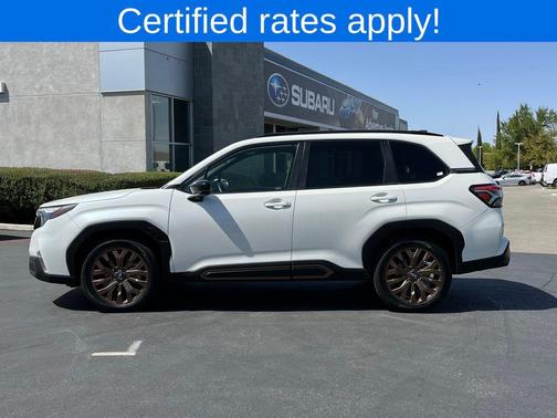 Crystal White Pearl 2025 Subaru Forester Sport