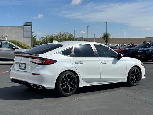 Platinum White Pearl 2024 Honda Civic Sport Touring