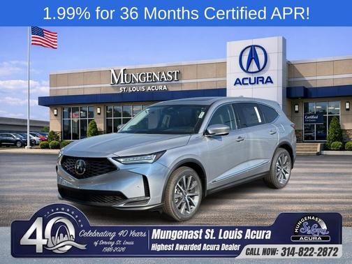 Solar Silver Metallic 2026 Acura MDX