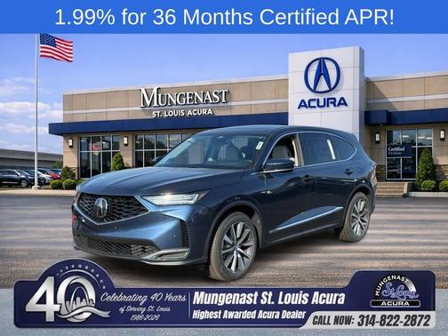 Canyon River Blue Metallic 2026 Acura MDX