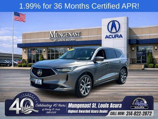 Liquid Carbon Metallic 2024 Acura MDX