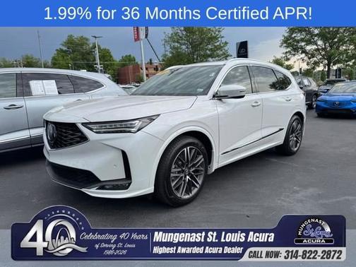 Platinum White Pearl 2025 Acura MDX