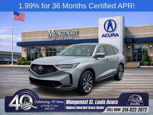 Solar Silver Metallic 2026 Acura MDX