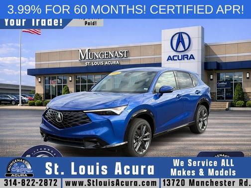Adriatic Sea Blue 2025 Acura ADX