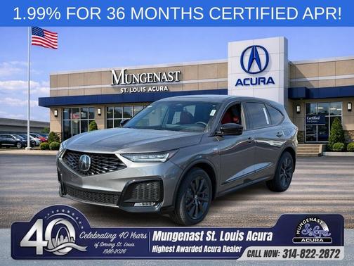 Liquid Carbon Metallic 2026 Acura MDX