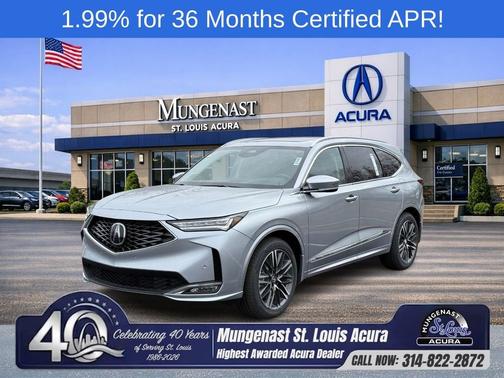 Solar Silver Metallic 2026 Acura MDX