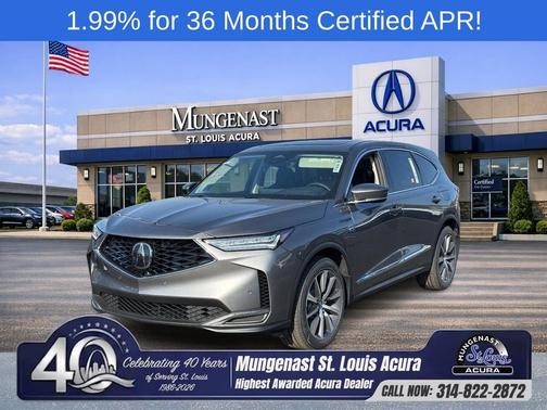 Liquid Carbon Metallic 2026 Acura MDX