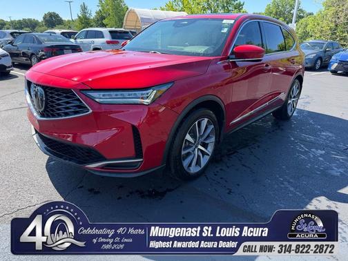 Performance Red Pearl 2025 Acura MDX