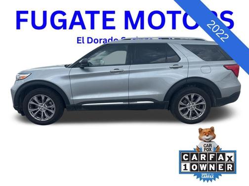 Silver Metallic 2022 Ford Explorer Limited