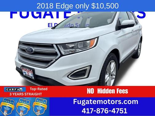 Oxford White 2018 Ford Edge SEL