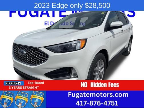White Metallic 2023 Ford Edge SEL