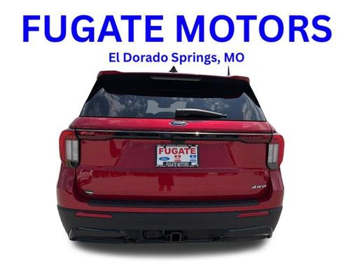 Rapid Red Metallic Tinted Clearcoat 2026 Ford Explorer ST-Line
