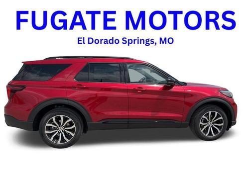 Rapid Red Metallic Tinted Clearcoat 2026 Ford Explorer ST-Line