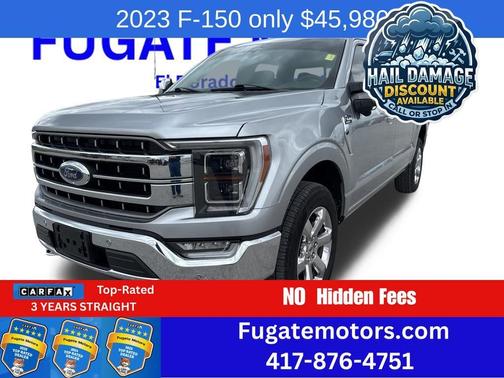 Silver Metallic 2023 Ford F-150 Lariat