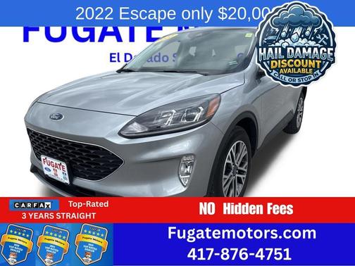 Iconic Silver Metallic 2022 Ford Escape SEL
