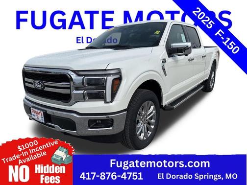 Star White 2025 Ford F-150 Lariat Truck