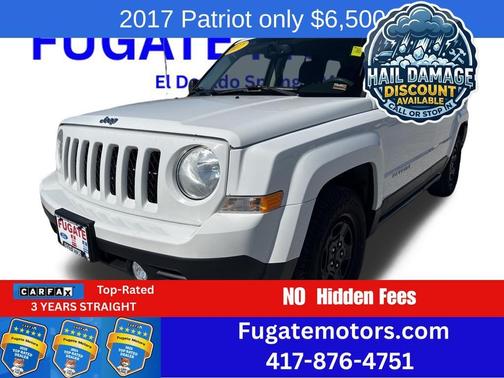Bright White Clearcoat 2017 Jeep Patriot Sport