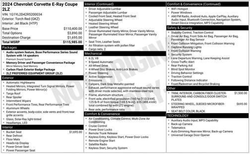Torch Red 2024 Chevrolet Corvette E-Ray