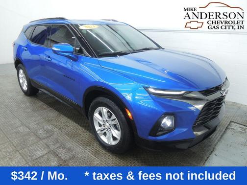 Bright Blue Metallic 2021 Chevrolet Blazer RS