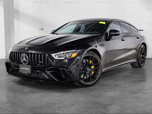 Obsidian Black Metallic 2023 Mercedes-Benz AMG GT 63 S 4-Door